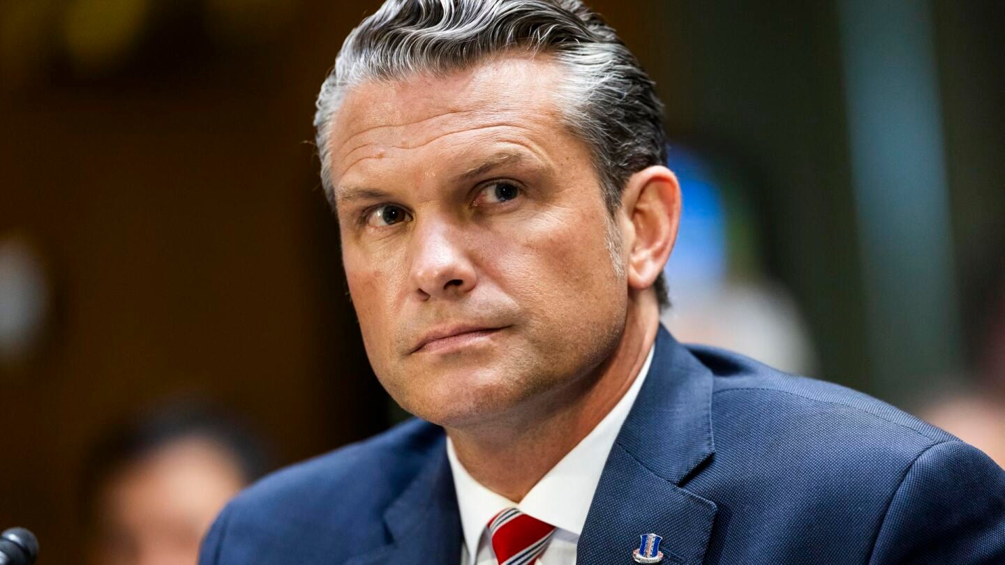 Imagen de archivo del secretario de Defensa de EEUU, Pete Hegseth.