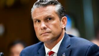 Imagen de archivo del secretario de Defensa de EEUU, Pete Hegseth.