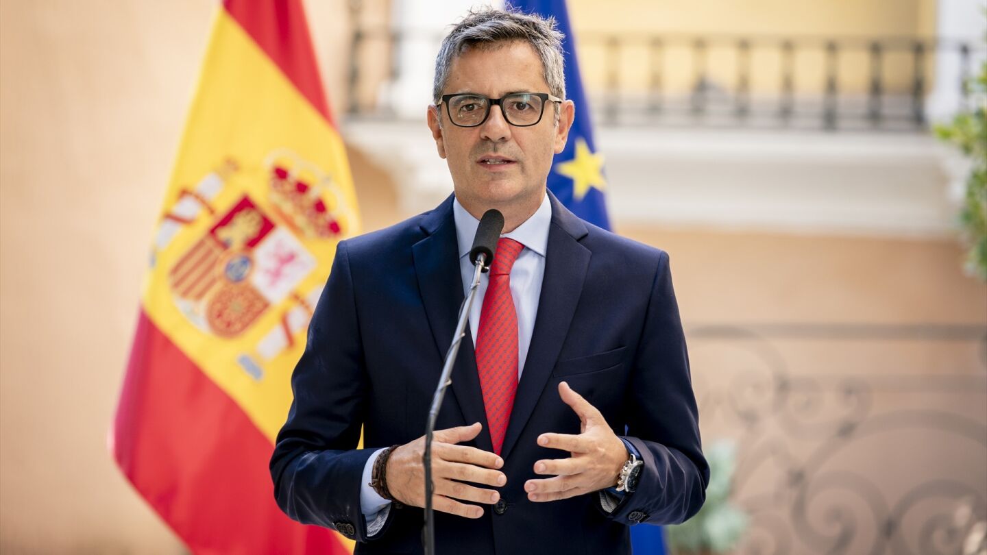 El ministro de Justicia, F&eacute;lix Bola&ntilde;os.