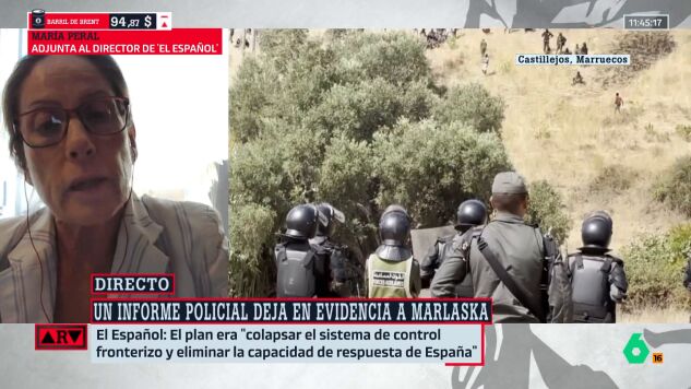 Mar&iacute;a Peral desvela los detalles del informe policial: "La finalidad migratoria era una cobertura formal para intentar otros objetivos, como colapsar la frontera espa&ntilde;ola"