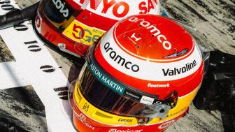 El casco de Fernando Alonso para Monza