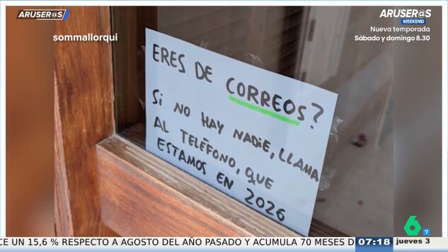 El amenazante cartel viral de una vivienda para los repartidores: "Llama, estamos en 2026"
