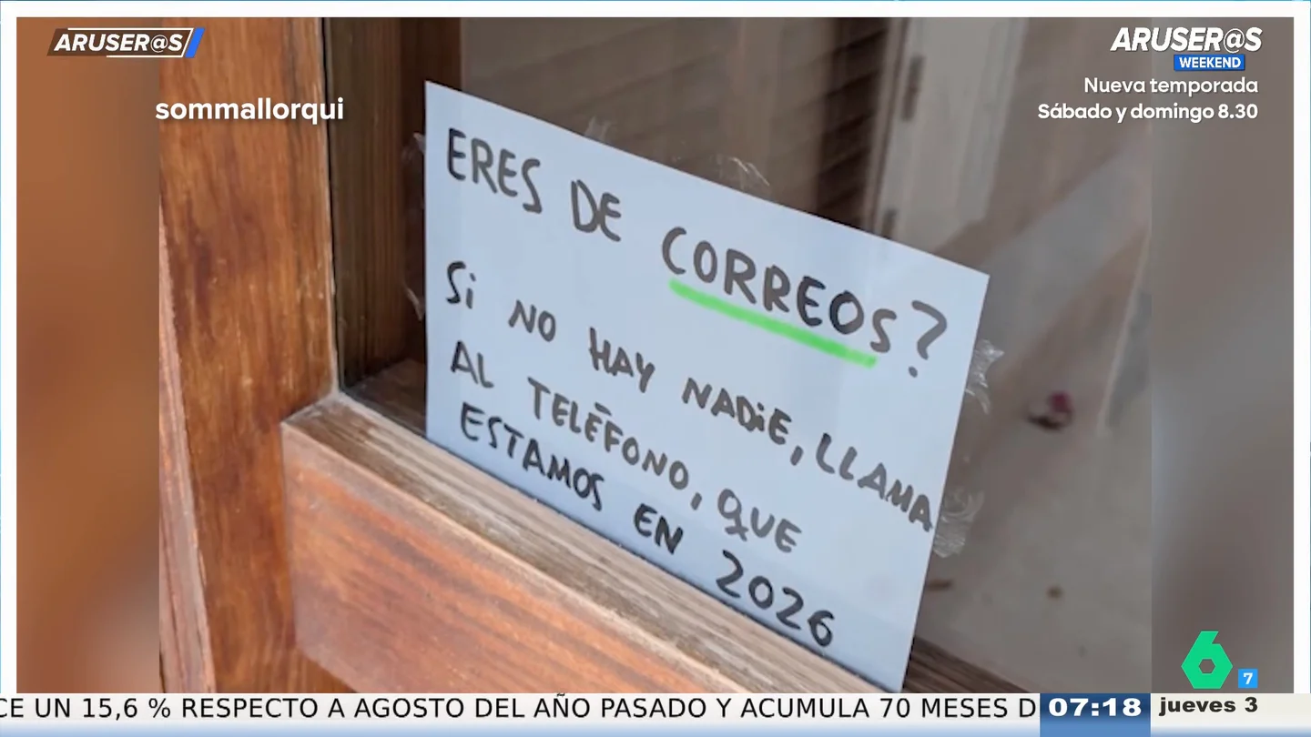 El amenazante cartel viral de una vivienda para los repartidores: "Llama, estamos en 2026" El amenazante cartel viral de una vivienda para los repartidores: "Llama, estamos en 2026"