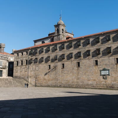Plaza de A Quintana, en Santiago de Compostela
