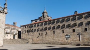 Plaza de A Quintana, en Santiago de Compostela