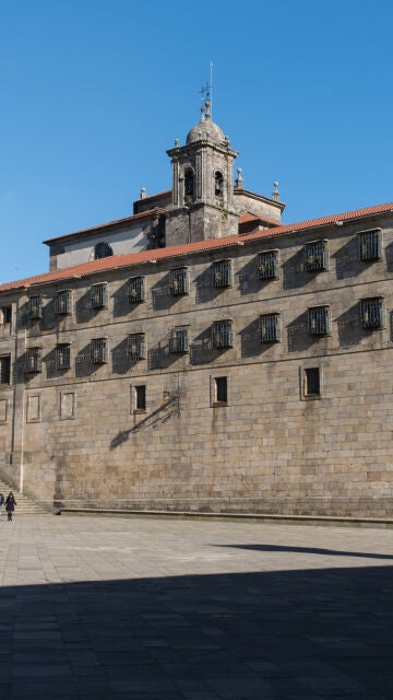 Plaza de A Quintana, en Santiago de Compostela