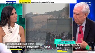 Javier Rup&eacute;rez, exembajador de Espa&ntilde;a en Estados Unidos, est&aacute; convencido de que Marruecos es el responsable de la entrada masiva en Ceuta: "El montaje de una agresi&oacute;n de 80.000 personas no lo hacen las mafias".
