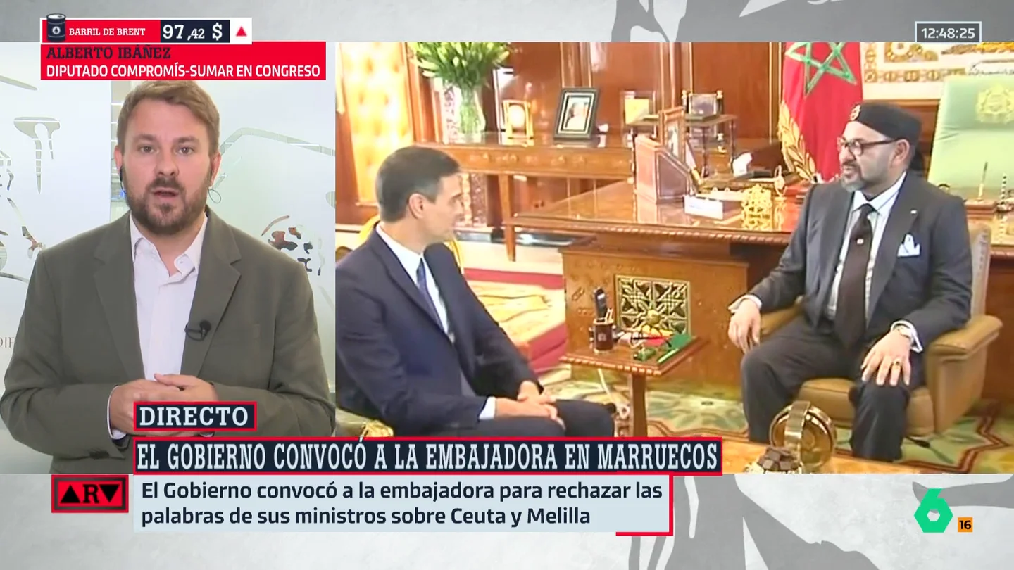 Compromís advierte que lo ocurrido en Ceuta también es un ataque a la UE por parte "de Trump, Netanyahu y el rey de Marruecos" Compromís advierte que lo ocurrido en Ceuta también es un ataque a la UE por parte "de Trump, Netanyahu y el rey de Marruecos"