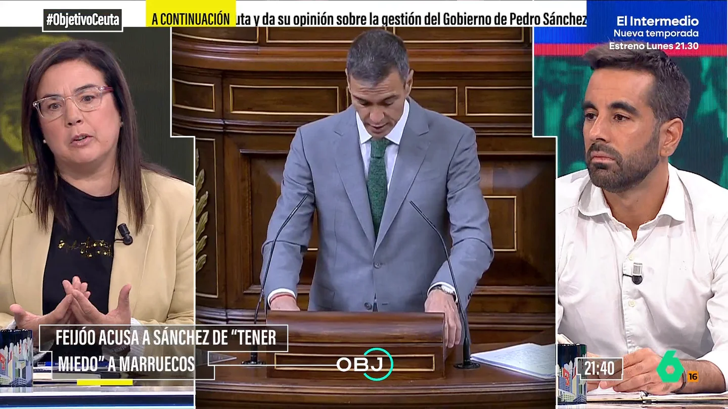 Ana Vázquez, muy crítica con el Gobierno por su gestión de Ceuta: "Nos está tomando el pelo y mintiendo desde el minuto uno" La exdiputada del Partido Popular recuerda que durante el gobierno de Aznar se produjo la crisis del islote Perejil y su partido tuvo que dar una respuesta.