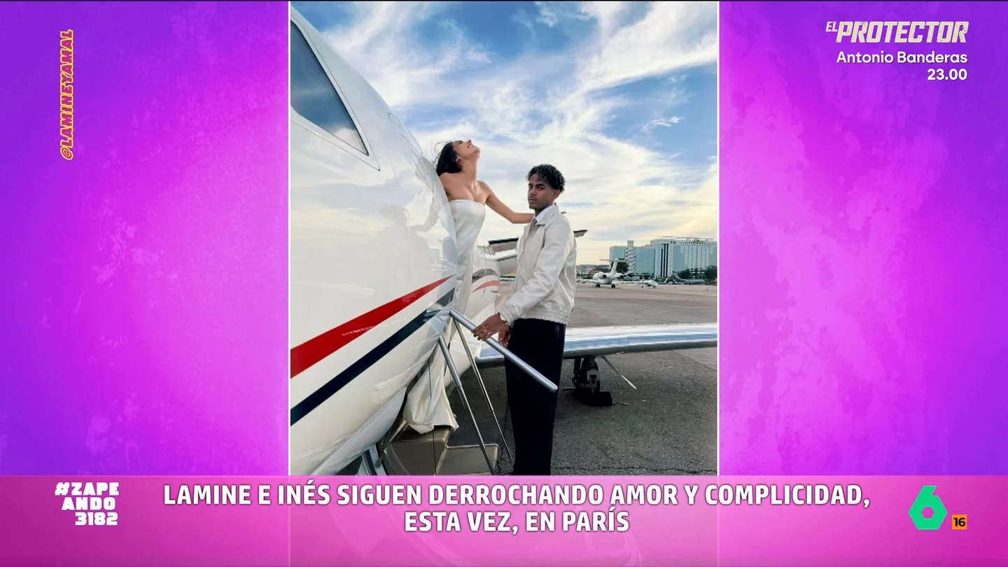 La escapada romántica de Lamine Yamal e Inés García a París, entre "lo rico y lo joven": del jet privado a la bici de alquiler Lamine Yamal e Inés García han paseado su amor por París en un viaje donde han combinado planes de ricos, como desayunos frente la torre Eiffel en hoteles de lujo, con paseos en bicicleta de alquiler.