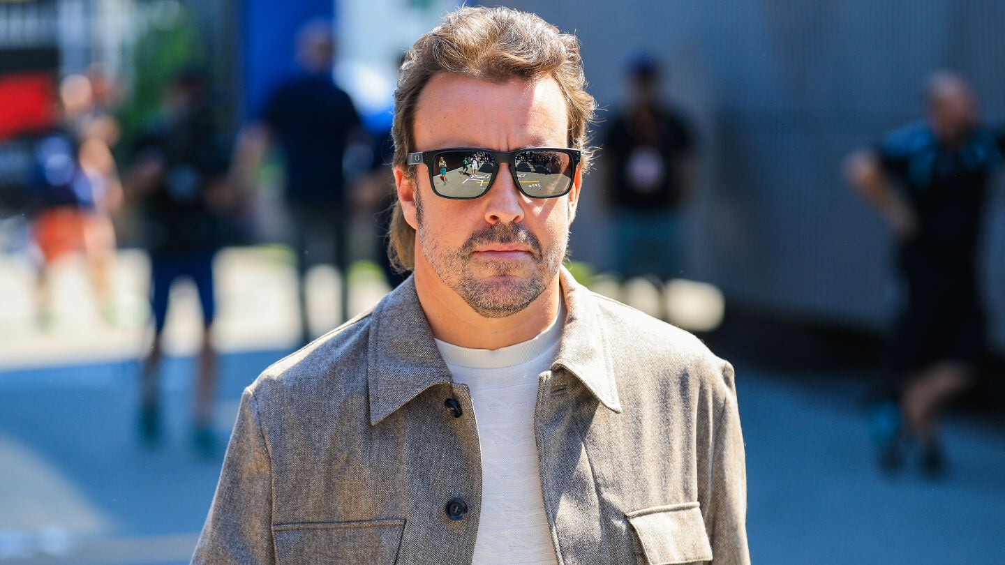 Fernando Alonso en el GP de Italia