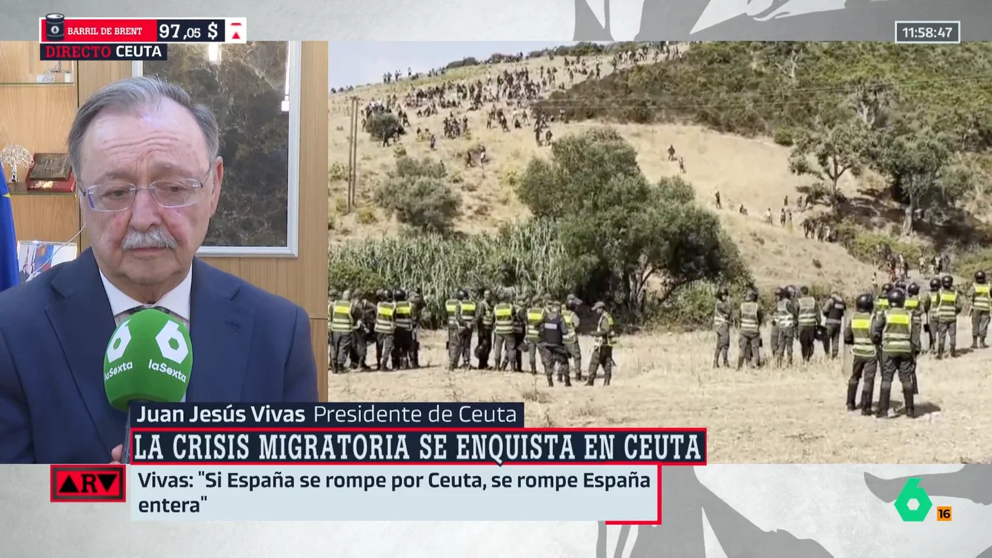 Vivas defiende que debe haber un "antes y un después" con Marruecos: "La frontera debe quedar en manos de España y Europa" Vivas defiende que debe haber un "antes y un después" con Marruecos: "La frontera debe quedar en manos de España y Europa"