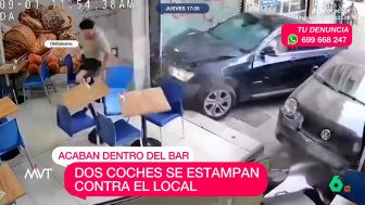 Todo apunta a que el jefe del conductor le hab&iacute;a pedido que le aparcara el coche. Al no tener carnet ni haber conducido nunca un veh&iacute;culo autom&aacute;tico, pis&oacute; el acelerador, arramplando con todo a su paso hasta chocar con el bar.