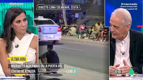 Cembrero descarta a las mafias en la entrada masiva: "Los únicos que se han lucrado con esta operación de finales de julio han sido los taxistas de Tetuán" Cembrero descarta a las mafias en la entrada masiva: "Los únicos que se han lucrado con esta operación de finales de julio han sido los taxistas de Tetuán"