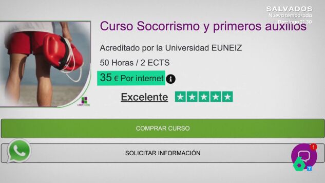 Equipo de Investigaci&oacute;n analiza el negocio de los cursos online de socorrismo con Daniel Blanco, formador de socorristas, y Carlos Alonso, responsable de Formaci&oacute;n de la Federaci&oacute;n Espa&ntilde;ola de Socorrismo. Ambos coinciden: estos cursos "no valen".