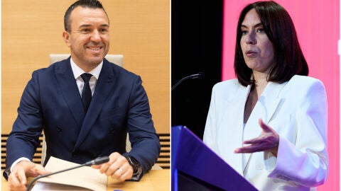 Vicente Momp&oacute; y Diana Morant