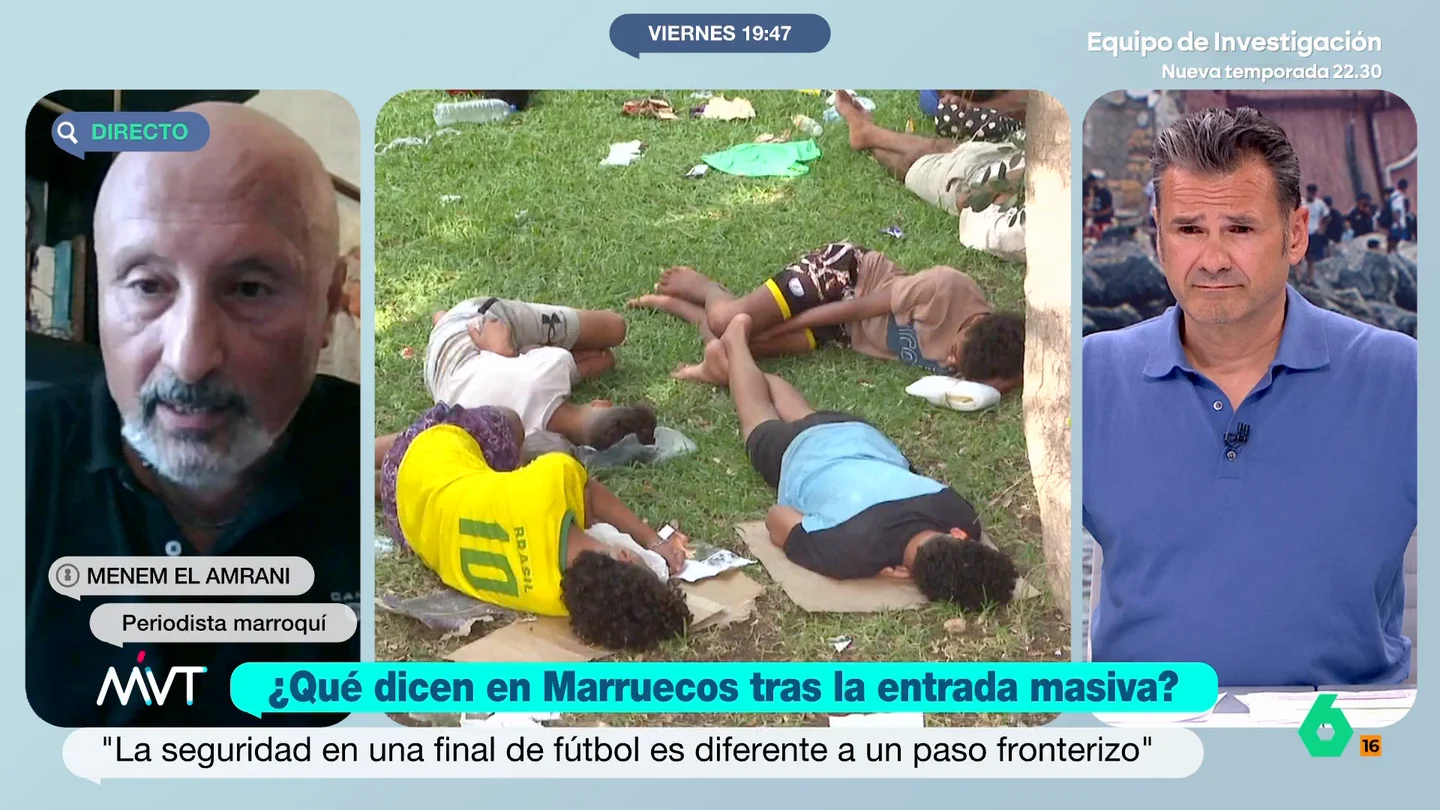 El periodista Menem el Amrani en Más Vale Tarde carta de marruecos