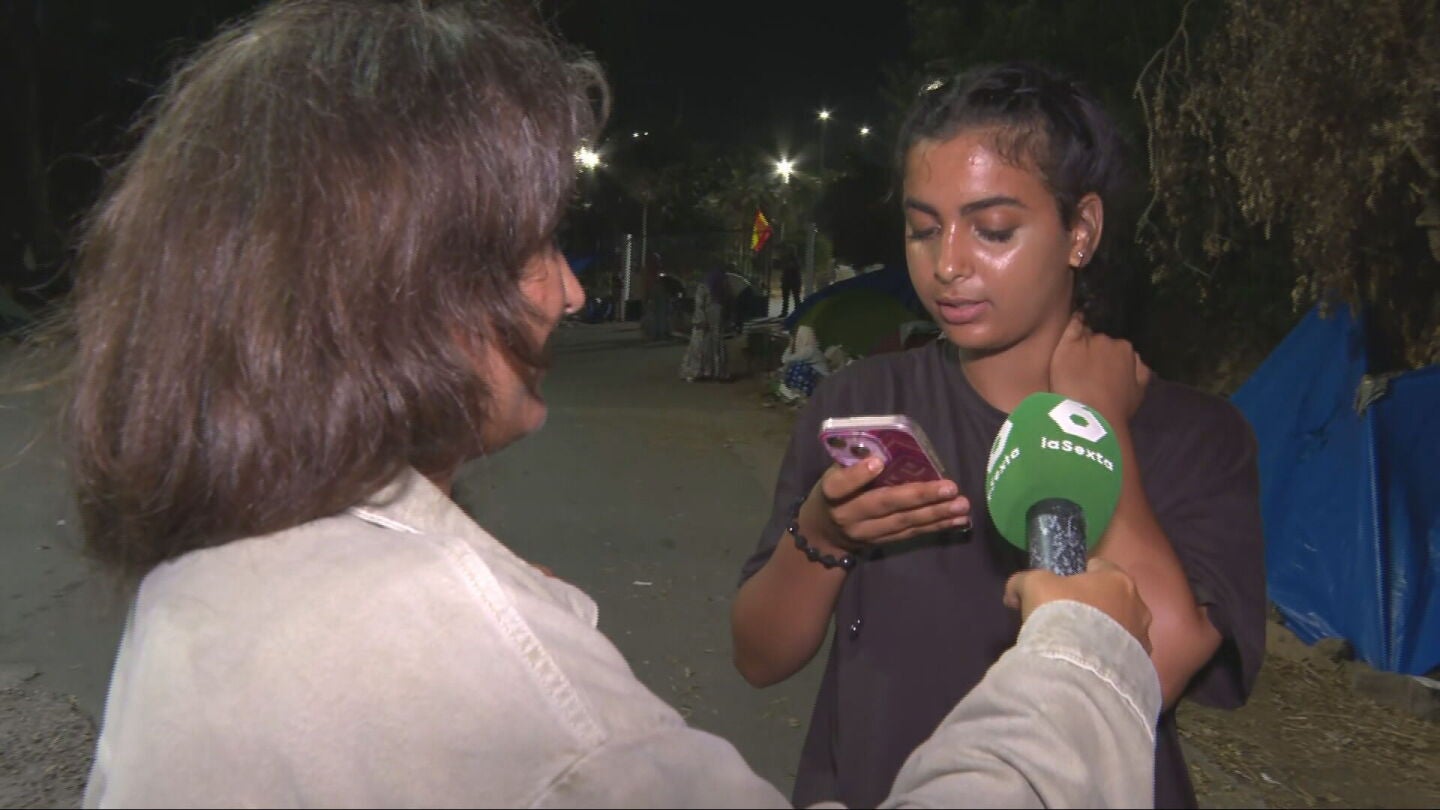 Joven migrante en Ceuta