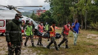 Labores de rescate en Nepal