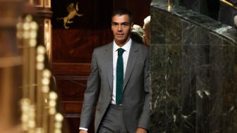 El presidente del Gobierno, Pedro S&aacute;nchez, en el Congreso de los Diputados