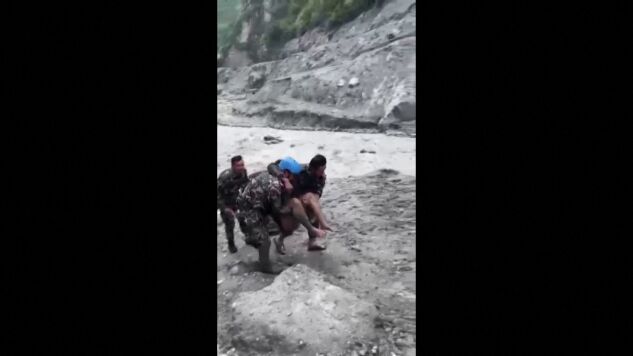 Ciudadano chino rescatado en Nepal