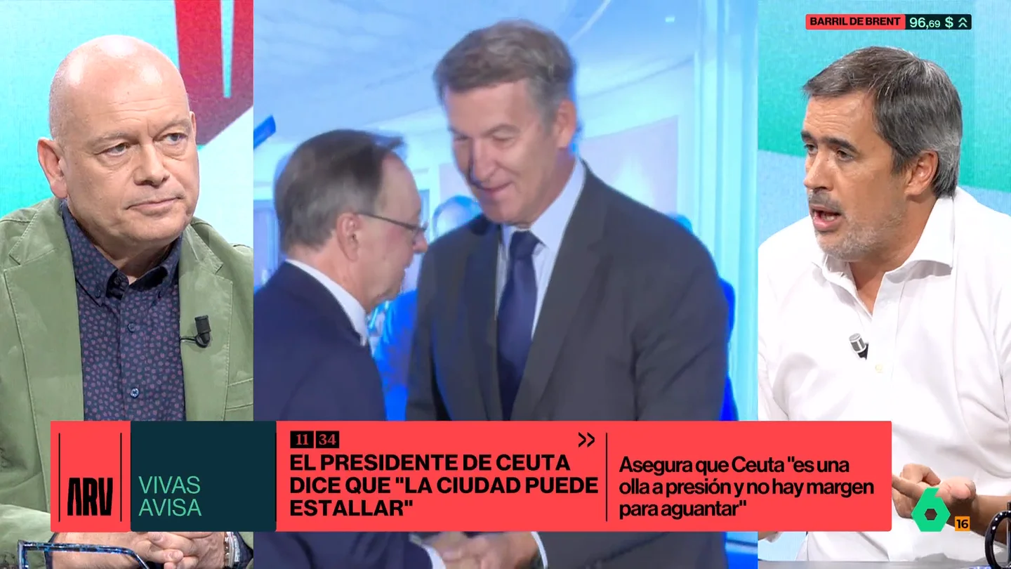 Carlos E.Cué, sobre la crisis migratoria en Ceuta: "El PP está jugando a desgastar al máximo al Gobierno" Carlos E.Cué, sobre la crisis migratoria en Ceuta: "El PP está jugando a desgastar al máximo al Gobierno"