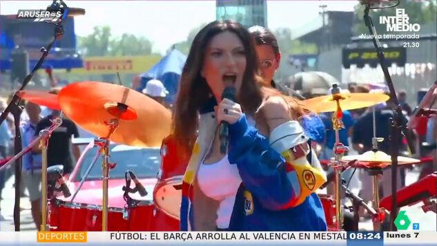 Alfonso Ar&uacute;s, cantar Laura Pausini en la F&oacute;rmula 1: "Tiene temas emblem&aacute;ticos que pierden cantados a d&uacute;o con Rauw Alejandro"