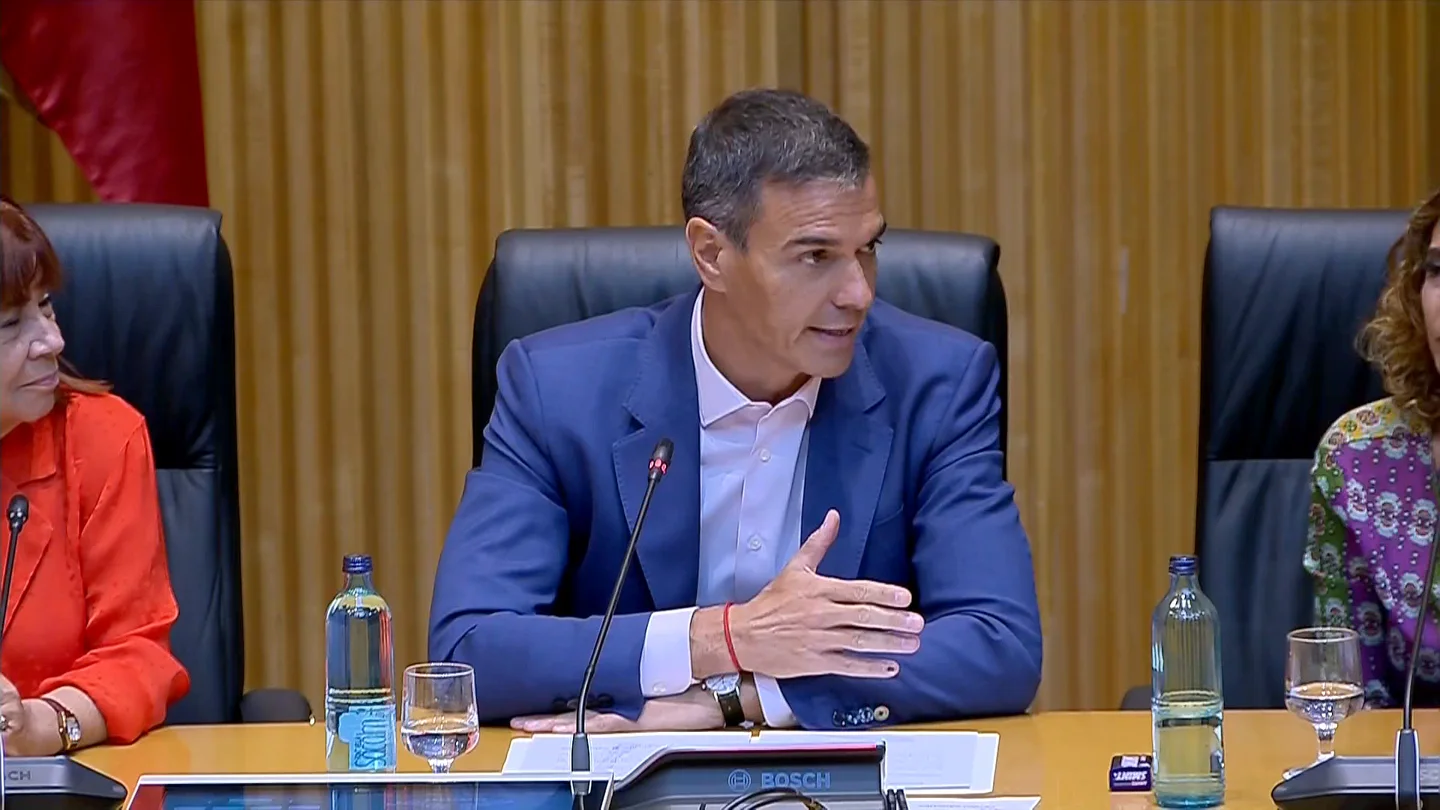 Pedro Sánchez en la interparlamentaria del PSOE Pedro Sánchez en la interparlamentaria del PSOE