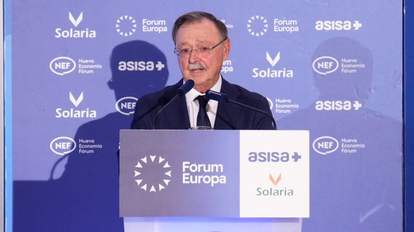 El presidente de Ceuta, Juan Jesús Vivas, interviene en el foro Nueva Economía Fórum para hablar de la crisis migratoria en la ciudad autónoma, este lunes en Madrid. El presidente de Ceuta, Juan Jesús Vivas, interviene en el foro Nueva Economía Fórum para hablar de la crisis migratoria en la ciudad autónoma, este lunes en Madrid.