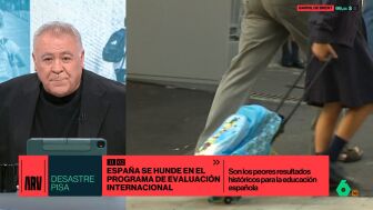 Ferreras reacciona a los resultados "catastr&oacute;ficos" del Informe PISA: "Provocan dolor y espanto"