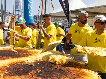 La tortilla más grande del mundo, en Sanxenxo La tortilla más grande del mundo, en Sanxenxo