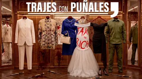 Trajes con puñales más allá del 'vestido de la venganza' de Lady Di: Jackie Kennedy, Thatcher o Mandela también usaron su ropa para hablar al mundo Trajes con puñales más allá del 'vestido de la venganza' de Lady Di: Jackie Kennedy, Thatcher o Mandela también usaron su ropa para hablar al mundo