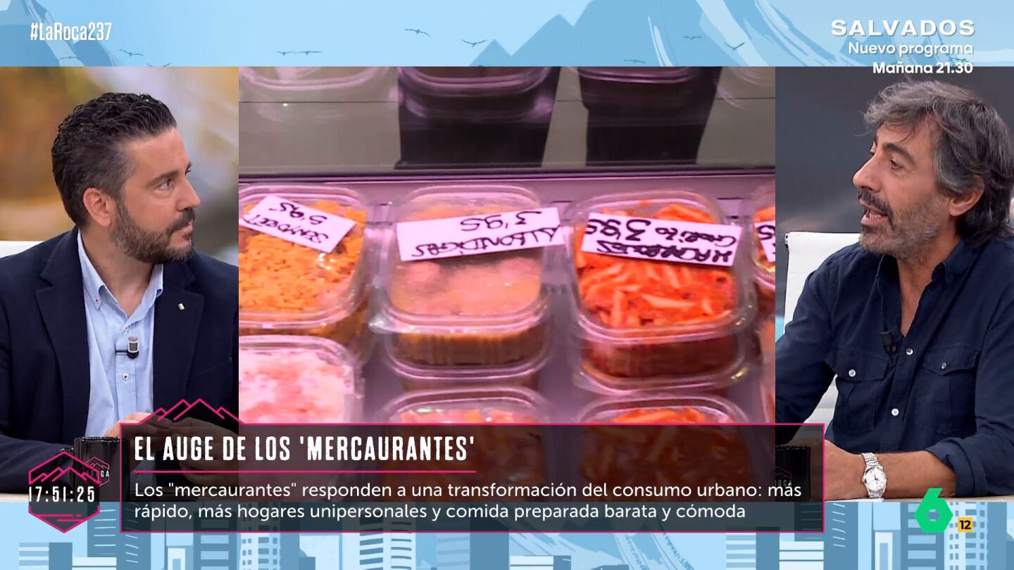 Juan del Val, sobre el aumento de los platos precocinados frente a los men&uacute;s del d&iacute;a: "No es una cuesti&oacute;n de elegir, es que no hay m&aacute;s remedio"