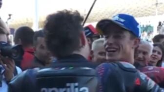Marco Bezzecchi y Marc M&aacute;rquez 