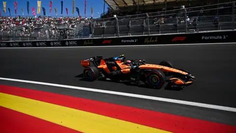 Lando Norris durante la clasificación del Gran Premio de España en Madrid Lando Norris durante la clasificación del Gran Premio de España en Madrid