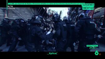 Disturbios en Barcelona