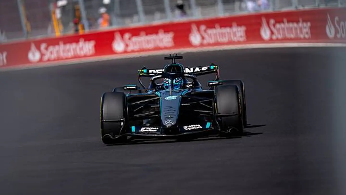 George Russell desvela la 'clave' para lograr resultados en el Madring: "Hay que pilotar por..." George Russell desvela la 'clave' para lograr resultados en el Madring: "Hay que pilotar por..."
