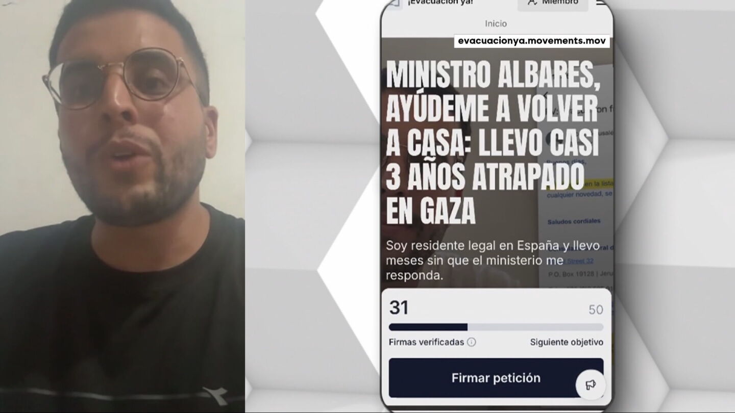 Abdelaziz, gazat&iacute; atrapado en la Franja