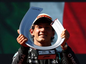 Kimi Antonelli, ganador del Gran Premio de Espa&ntilde;a de F&oacute;rmula 1 en Madrid