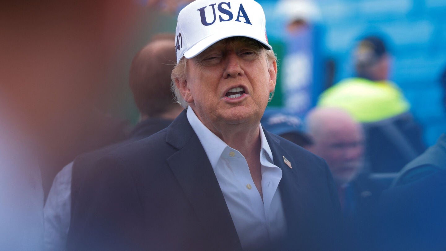 El presidente de EEUU, Donald Trump.