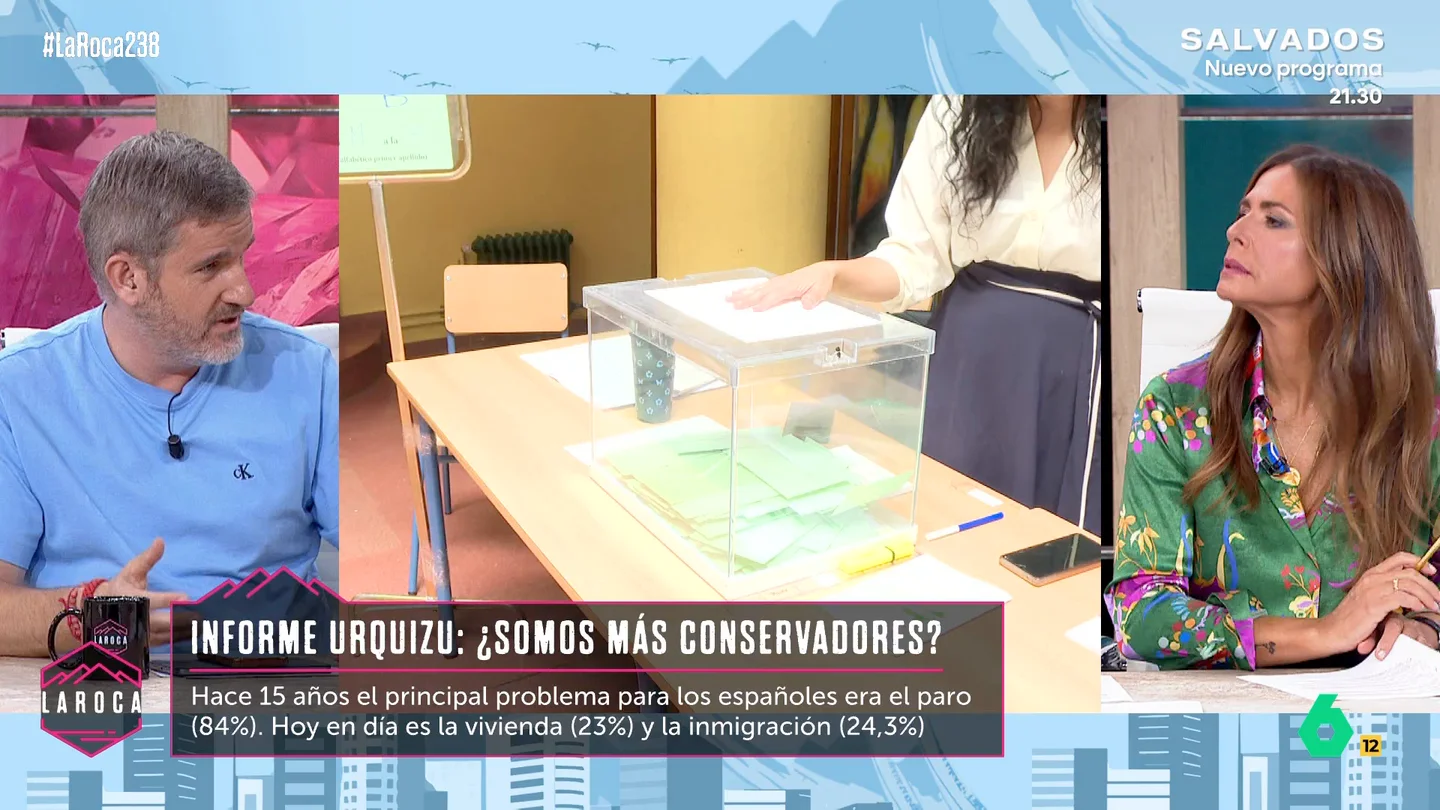 Ignacio Urquizu, sobre la 'derechización' de España: "Es ya un millón de votantes del PSOE que estaría votando al PP o Vox" Ignacio Urquizu, sobre la 'derechización' de España: "Es ya un millón de votantes del PSOE que estaría votando al PP o Vox"