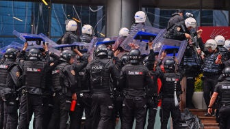 La Polic&iacute;a de Ankara, en una imagen de archivo. 