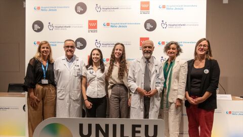 Imagen de la presentaci&oacute;n de la Unidad de Investigaci&oacute;n Integral de Leucemia Infantil
