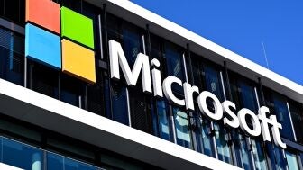 Imagen de archivo del logo de Microsoft.