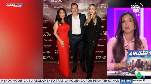 Angelina Jolie presenta su nueva pel&iacute;cula con Salma Hayek y desvela c&oacute;mo le ayud&oacute; su simpat&iacute;a a superar el divorcio con Brad Pitt