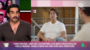 Juan Sanguino analiza la primera entrevista de Tom Cruise en 14 a&ntilde;os: "Si quiere un &Oacute;scar, tiene que parecer un ser humano"
