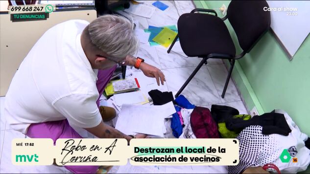 La oficina de la asociaci&oacute;n de vecinos de El Ventorrillo, en A Coru&ntilde;a, amanec&iacute;a destrozada. Los ladrones reventaron la puerta blindada y todo lo que encontraron a su paso para simplemente llevarse una televisi&oacute;n, un port&aacute;til y 100 euros.