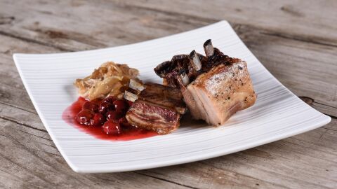 Plato de jabalí