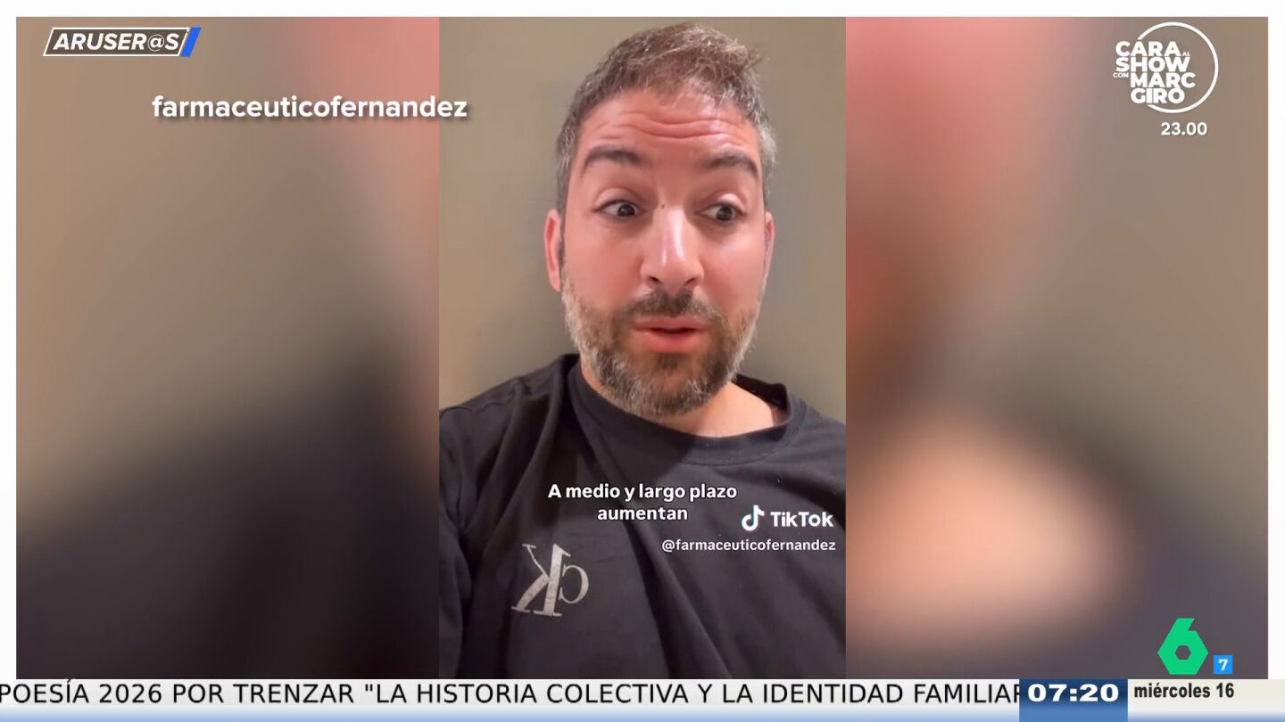 El creador de contenido 'Farmac&eacute;utico Fern&aacute;ndez' alerta sobre los riesgos de dormir poco: "Son terribles"