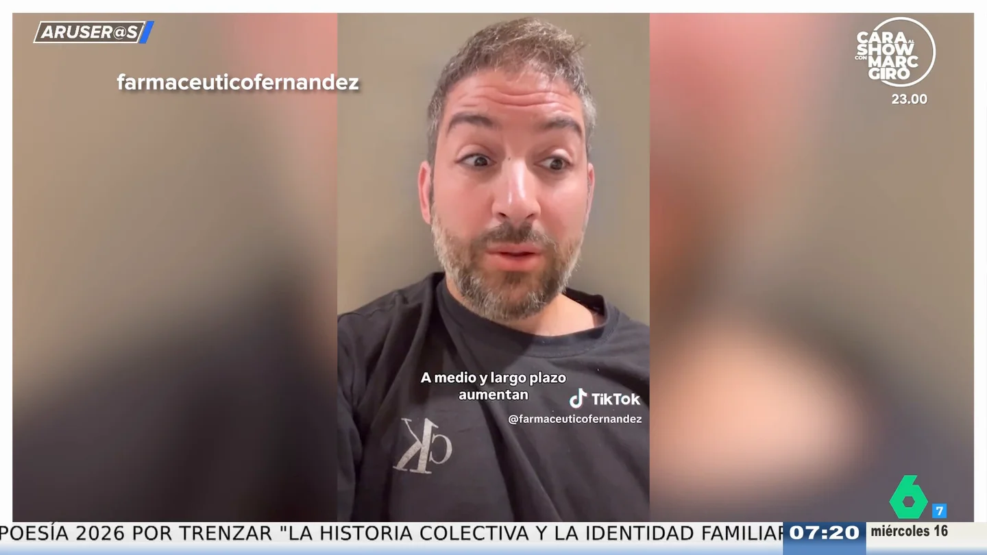 El creador de contenido 'Farmacéutico Fernández' alerta sobre los riesgos de dormir poco: "Son terribles" El creador de contenido 'Farmacéutico Fernández' alerta sobre los riesgos de dormir poco: "Son terribles"